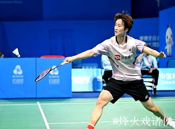 全运会羽毛球女团小组赛：浙江队战胜湖北队